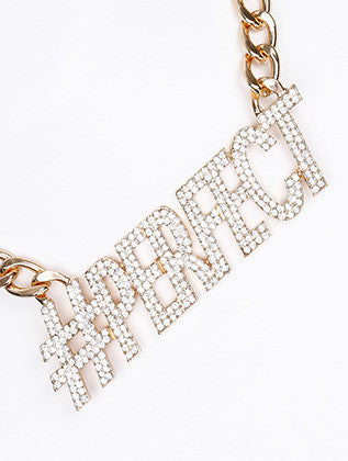 NECKLACE  NYN1673GDCLR - Scarvesnthangs
 - 3