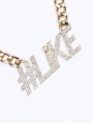 NECKLACE  NYN1686GDCLR - Scarvesnthangs
 - 3