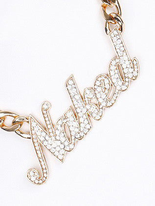 NECKLACE  NYN1716GDCLR - Scarvesnthangs
 - 3