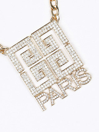 NECKLACE  NYN1771GDCLR - Scarvesnthangs
 - 3