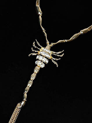 NECKLACE  NYN1778GDCLR - Scarvesnthangs
 - 3