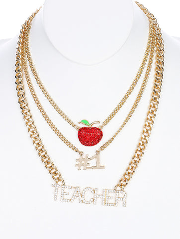 NECKLACE  NYN1793GDMLT - Scarvesnthangs
 - 2