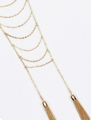 NECKLACE  NYN1845GDGOD - Scarvesnthangs
 - 3