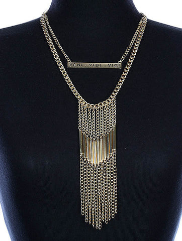 NECKLACE  NYN1855GDGOD - Scarvesnthangs
 - 2