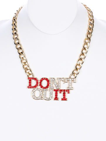 NECKLACE  NYN1856GDRED - Scarvesnthangs
 - 2