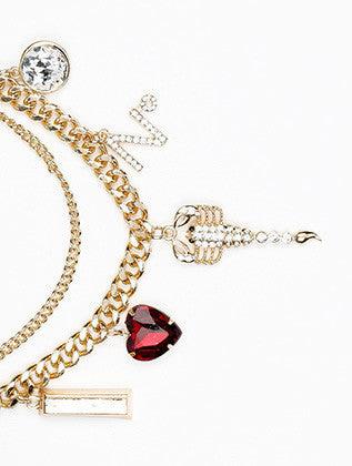 NECKLACE  NYN1865GDCLR - Scarvesnthangs
 - 3