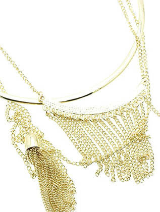 NECKLACE  NYN1878GDGOD - Scarvesnthangs
 - 3