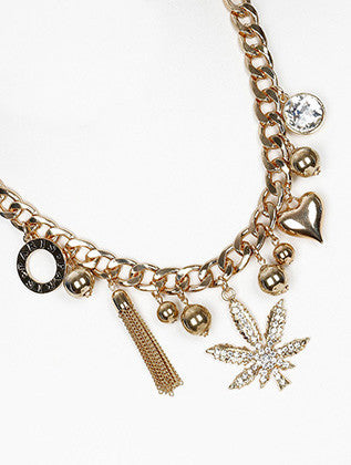 NECKLACE  NYN1895GDCLR - Scarvesnthangs
 - 3