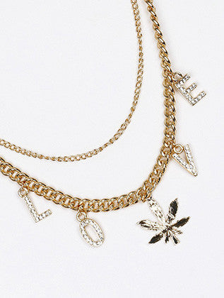 NECKLACE  NYN2003GDCLR - Scarvesnthangs
 - 3