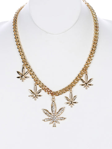 NECKLACE  NYN2004GDCLR - Scarvesnthangs
 - 2