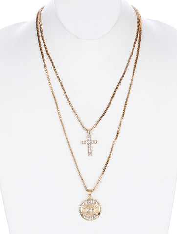 NECKLACE  NYN2015GDCLR - Scarvesnthangs
 - 2