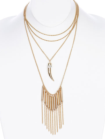 NECKLACE  NYN2019GDCLR - Scarvesnthangs
 - 2