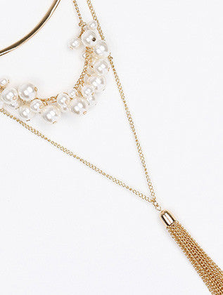 NECKLACE  NYN2026GDCRM - Scarvesnthangs
 - 3