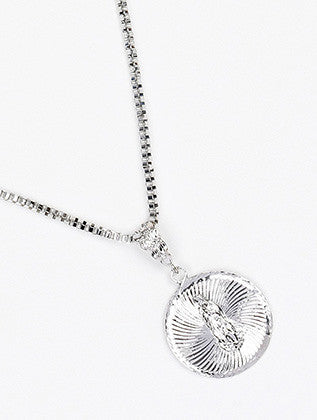 NECKLACE  NYN2049RDSIV - Scarvesnthangs
 - 3