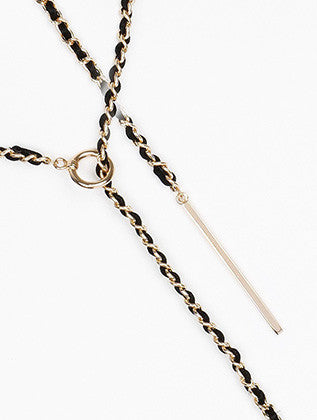 NECKLACE  NYN2050GDBLK - Scarvesnthangs
 - 3