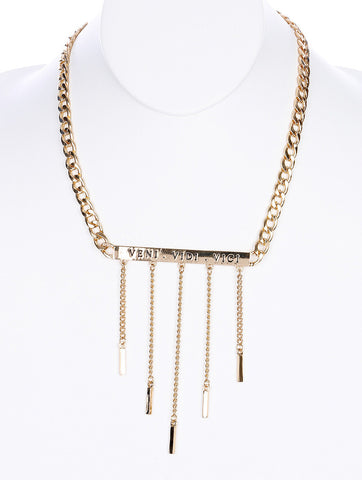 NECKLACE  NYN2054GDGOD - Scarvesnthangs
 - 2