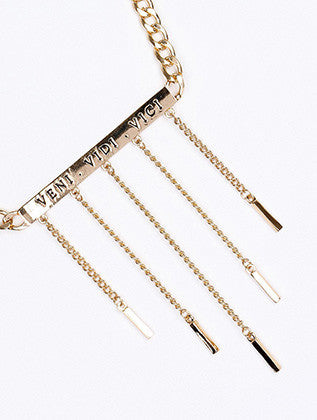 NECKLACE  NYN2054GDGOD - Scarvesnthangs
 - 3