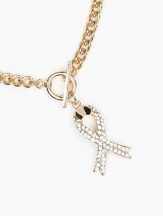 NECKLACE  NYN2060GDCLR - Scarvesnthangs
 - 3