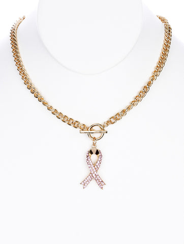 NECKLACE  NYN2060GDPNK - Scarvesnthangs
 - 2