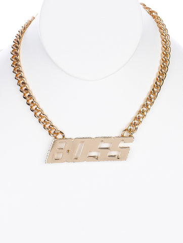 NECKLACE  NYN2070GDCLR - Scarvesnthangs
 - 2