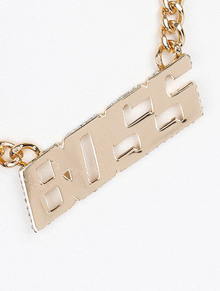 NECKLACE  NYN2070GDCLR - Scarvesnthangs
 - 3