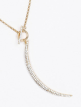 NECKLACE  NYN2071GDCLR - Scarvesnthangs
 - 3