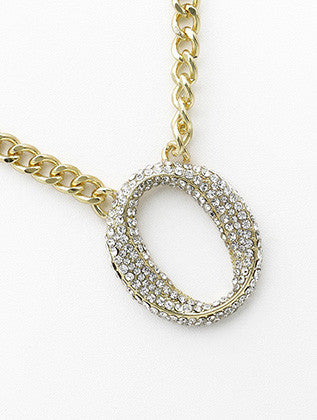 NECKLACE  NYN2096GDCLR - Scarvesnthangs
 - 3