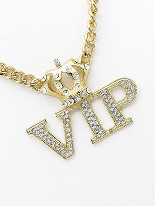 NECKLACE  NYN2099GDCLR - Scarvesnthangs
 - 3