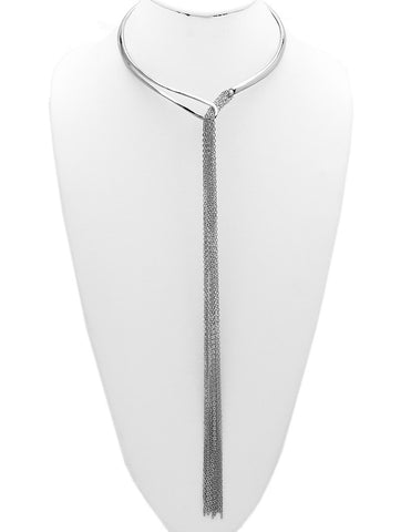 NECKLACE  NYN2101RDSIV - Scarvesnthangs
 - 2