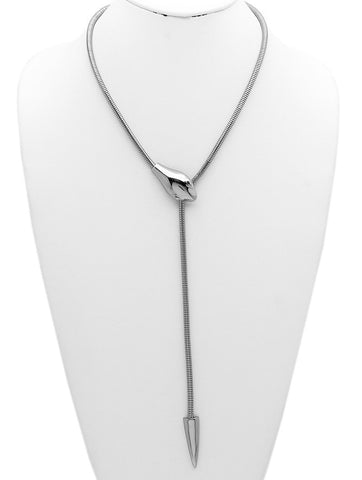 NECKLACE  NYN2103RDSIV - Scarvesnthangs
 - 2