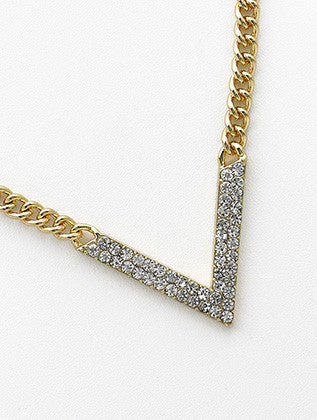 NECKLACE  NYN2112GDCLR - Scarvesnthangs
 - 3