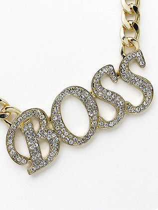 NECKLACE  NYN2126GDCLR - Scarvesnthangs
 - 3