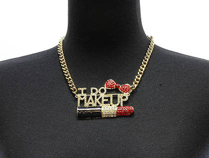 NECKLACE  NYN9054GDRED - Scarvesnthangs
 - 3