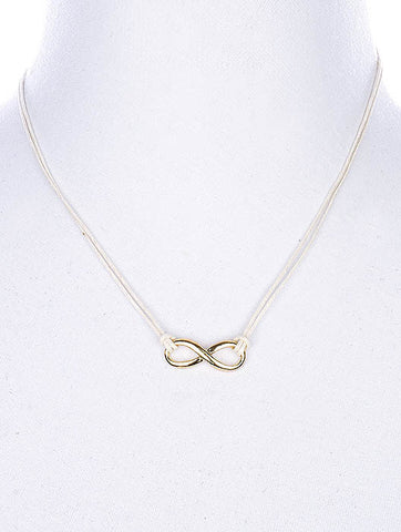 NECKLACE  NZN1001GDWHT - Scarvesnthangs
 - 2