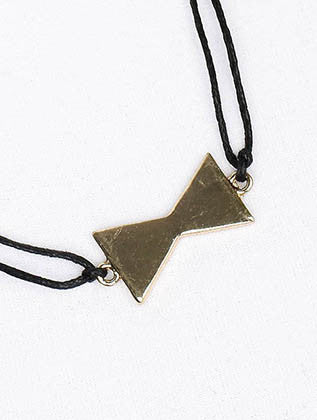 NECKLACE  NZN1002GDBLK - Scarvesnthangs
 - 3