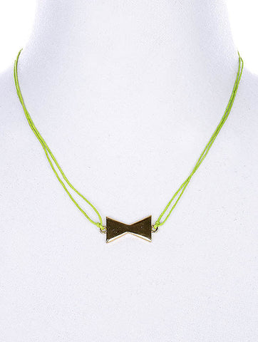 NECKLACE  NZN1002GDGRN - Scarvesnthangs
 - 2