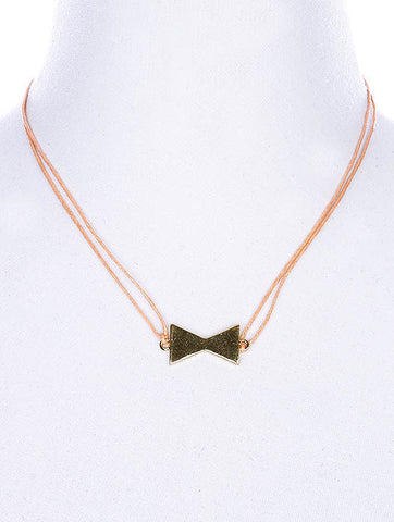 NECKLACE  NZN1002GDPCH - Scarvesnthangs
 - 2