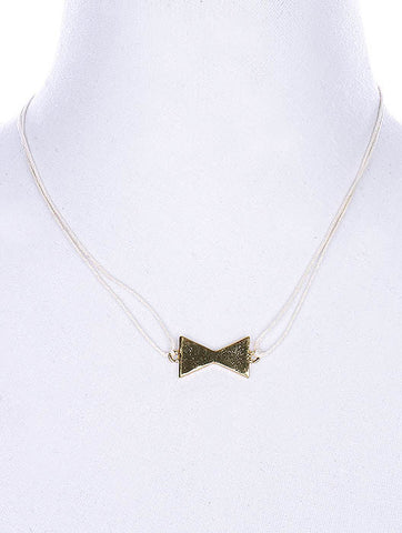 NECKLACE  NZN1002GDWHT - Scarvesnthangs
 - 2