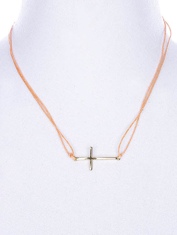 NECKLACE  NZN1003GDPCH - Scarvesnthangs
 - 2