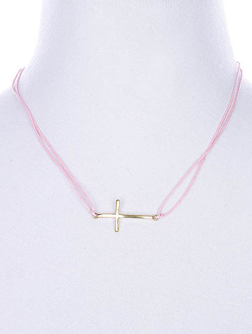 NECKLACE  NZN1003GDPNK - Scarvesnthangs
 - 2