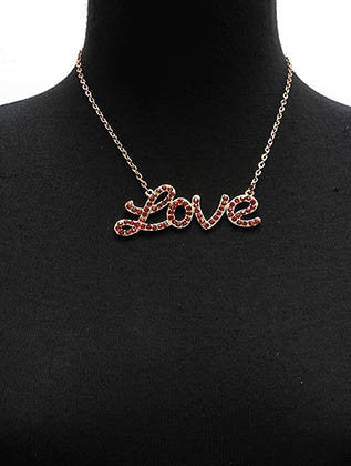 NECKLACE  NZN1042RGPNK - Scarvesnthangs
 - 3