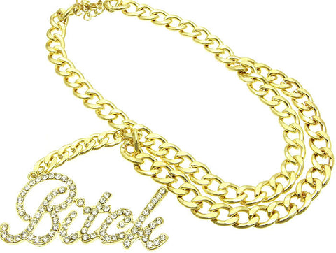 NECKLACE  NZN1061GDCLR - Scarvesnthangs
 - 2