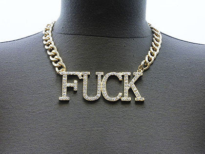 NECKLACE  NZN1080GDCLR - Scarvesnthangs
 - 3