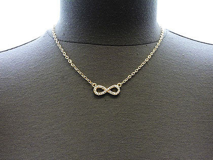 NECKLACE  NZN1096GDCLR - Scarvesnthangs
 - 3