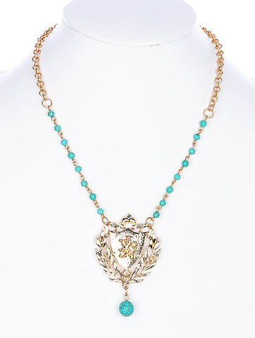 NECKLACE  OLN99053GDTUQ - Scarvesnthangs
 - 2