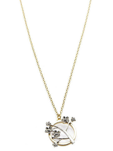 NECKLACE  OZN1104GDSIV - Scarvesnthangs
 - 2