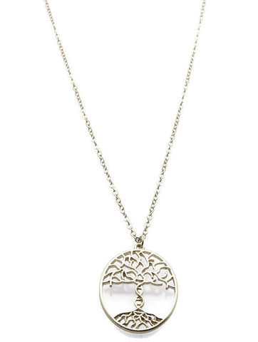 NECKLACE  OZN1106MSSIV - Scarvesnthangs
 - 2