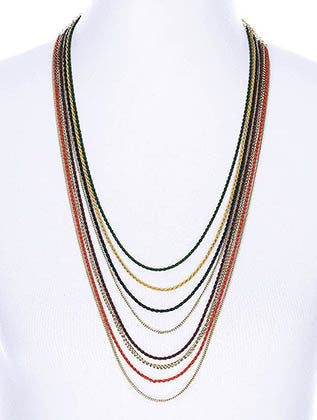 NECKLACE  OZN8074GDRED