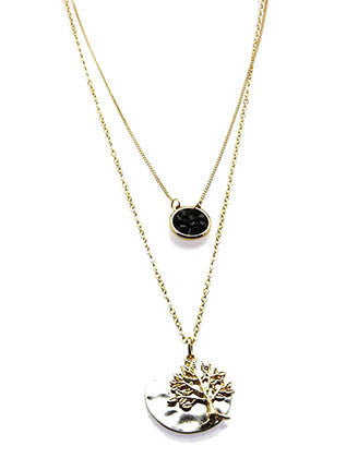 NECKLACE  OZN8153GDBLK