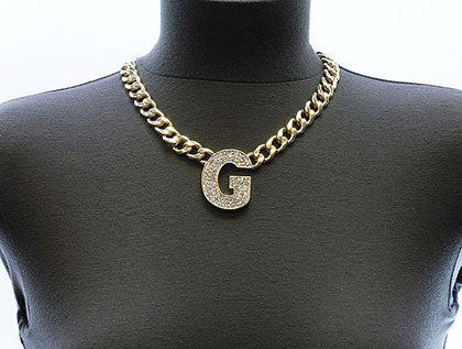 NECKLACE  PVN2003GGDCLR - Scarvesnthangs
 - 3